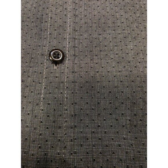 Beverly Hills Polo Club Shirt Mens Size XL Black Dk‎ Gray Long Sleeve Button Up - Picture 3 of 8